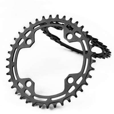 China Mountain Bikes 104BCD Mountain Bike Sprocket Around Single Wide Narrow MTB Chainring 104BCD Sprocket Bicycle Crankset Parts 32T/34T/36T/38T for sale