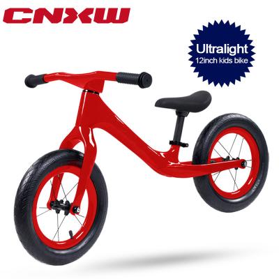 China 12 Inch Carbon Fiber Kid Bike Kids Ultralight Carbon Bicycle For 2~6 Years Kids Carbon Kid Frame Fork Full Handlebar Bike for sale