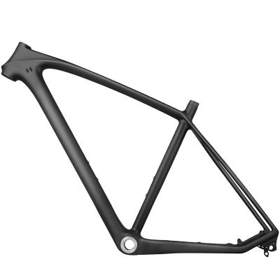 China 2021 Mountain Bikes 29er carbon T1000 MTB frame with fork to match XL size 31.6mm full carbon 29 mountain bike frame S M L seatpost for sale