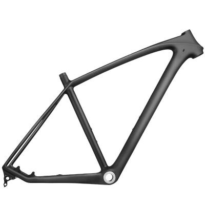 China Black Unmarked Mountain Bikes High Price Bike Frame T800 Carbon Fiber 29ER Mountain Bike Frame for sale