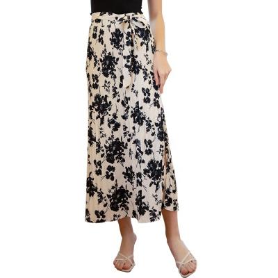 China 2022 breathable beach dress temperament lady fashion comfortable printing cultivate one's morality leisure skirts for sale