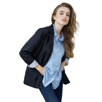 China Hot Selling High Quality Women Breathable New Slim Blazer Office Ladies Outfits Slim Fit Gorgeous Solid Color Suit Jacket for sale