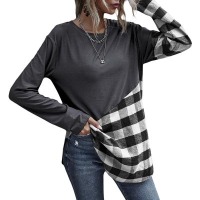 China Low Price Women Anti Pilling Tops Fashion Autumn Casual Tops Plus Size Women Blouses Shirts Graphic Tees for sale