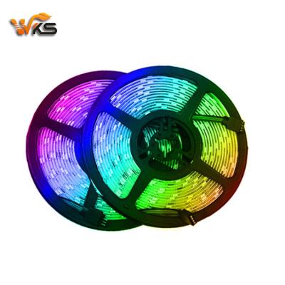 China LANDSCAPE USB dmx 5050 WS2812 12V 5V 5 Meters 10 Meter Car Smart WS2812B RGB RGB Smart Led Strip Light for sale