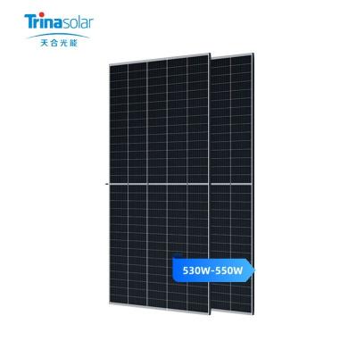 China Monocrystalline Solar Power System PV Module 530W 550W 144W Trina Mono Solar Panel Cell China Panel Trina Solar In Stock for sale