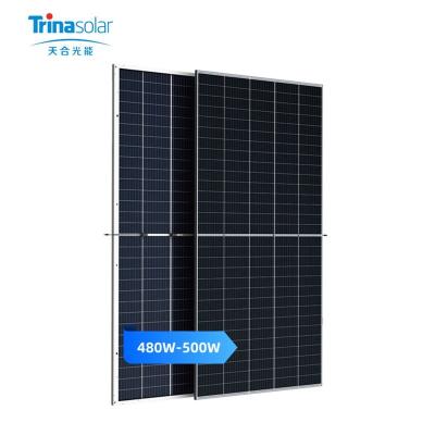 China Solar Home System China Factory Trina Mono Panels 500 W 480 W Photovoltaic Solar Panel For Residential for sale