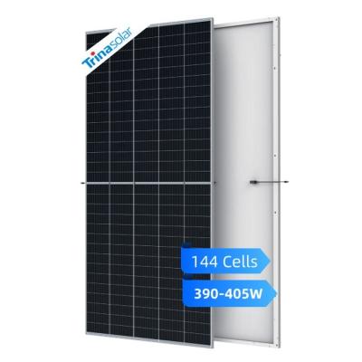 China Solar Power System 390W-405W Trina Cells Half Monocrystalline Silicon Solar Photovoltaic Panel for sale