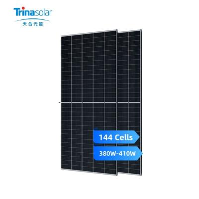 China Wholesale Custom 380W-410W Half Solar Power System Cut Cell Ground Mount High Efficiency Solar Panel for sale