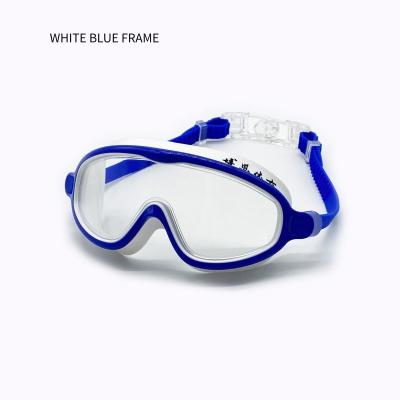 China Waterproof Large Frame Funny Swim Goggles For Adult HD Goggles Anti Fog Silicone Waterproof Swimming Goggles Swim for sale