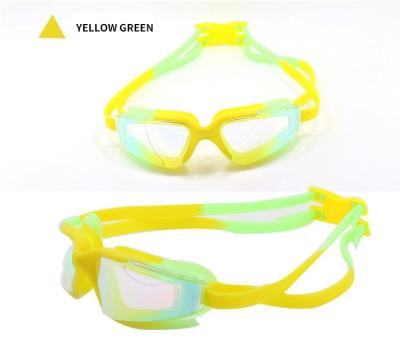 China Wholesale Waterproof Anti Fog One Piece Children Swimming Goggles Kids Anti Fog Goggles Youth Swimming Goggles for sale