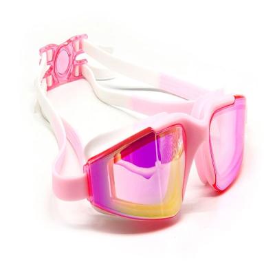 China Anti Fog UV Protection Waterproof Silicone One - Sealed Comfortable Kid Swimming Goggles for sale