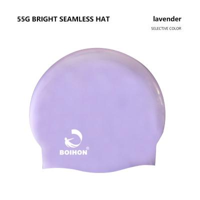 China Custom Made Seamless Waterproof Colored Flag Cap Non Slip Comfort Swim Caps Durable Silicone Swimming Caps for sale