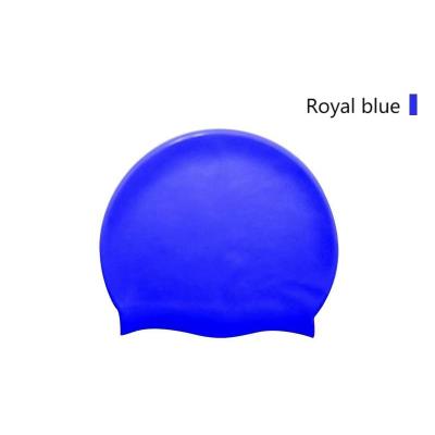 China Custom non-slip print print flat swim cap silicone top hat breathplay comfort top silicone cap for sale