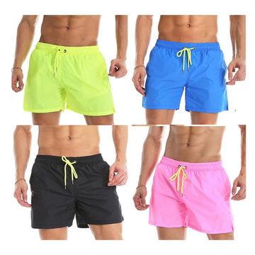 China 2021 Breathable Logo Summer Surf Board Swim Custom Made Colorful Hot Shorts Beach Blank Shorts for sale