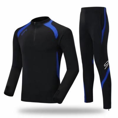 China Breathable Sport Set Men Running Set Long Sleeve Sweatsuit Wear Fitness Training Clothes For Men for sale