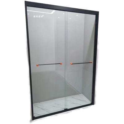 China Modern 10mm Bath Screen Partition Shower Rooms In Bathroom Sliding Room Glass Door for sale