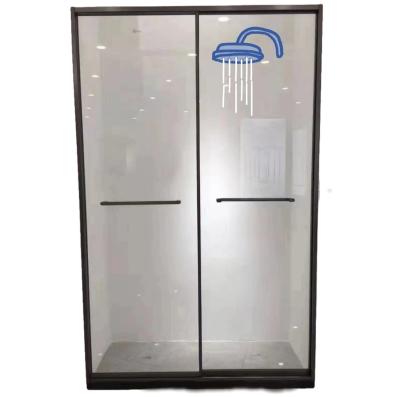 China Safety Toilet Modern Tempered Transparent Glass Shower Room for sale