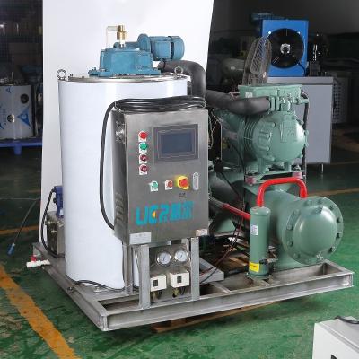 China Hotels Seawater Flake Ice Machine System 5mt For Shoreline Vessels Fishing Industry For Maldives Or Madagascar for sale