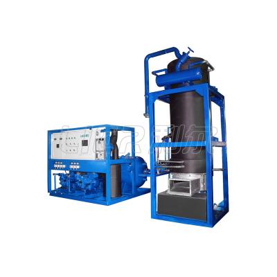 China cold drinks & Industrial Wine Lier Maker 1,3,5,10,15,20,25,30,50 Tons Factory Price Crystal Cylinder Tube Ice Machine for sale