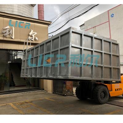 China Commercial 316 Stainless Steel Seawater Mud Ice Storage Tank For Seafood Preservation for sale