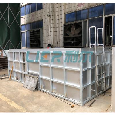 China Commercial Stainless Steel Mud Ice Storage Bin for Mud Ice Storage and Seafood Transportation for sale