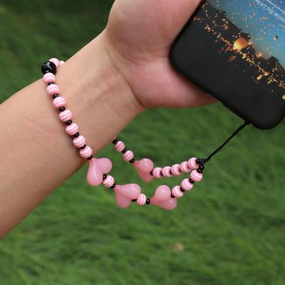 China Wholesale TRENDY Phone Chain For Women Cell Decoration Jewelry Boho 2021 Summer Beaded Beautiful Jewelry Mobile Phone Chains for sale