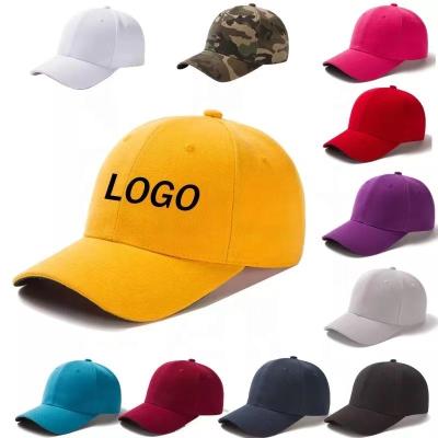 China Wholesale COMMON Distressed Camouflage Curved Custom Wash Brim Plain Brim Baseball Cap Logo Designer Baseball Hat for sale