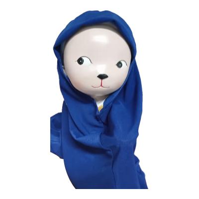 China High Quality Polyester Kids Hijab Stretch Polyester Solid Color 2 To 7 Years Old Muslim Kids Little Girls Hijab Soft Islamic Hijab Scarf Shawls for sale