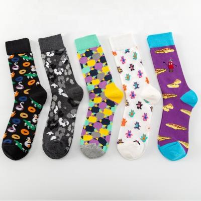 China 2021 New Sports Cheap Cartoon Character High Quality Crew Socks Funny Cartoon Cotton Socks for sale