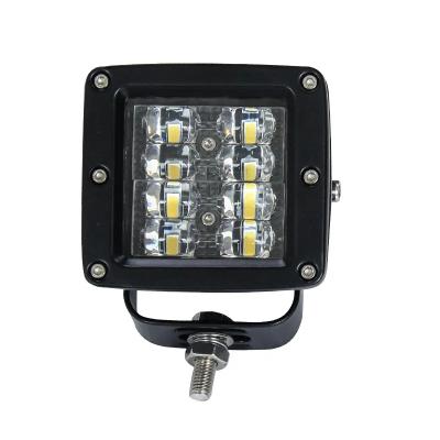 China Hot Sale Aluminum Alloy+PC Off Road Truck Used Square Car LED Light Spot 48W LED Work Light 12V for sale