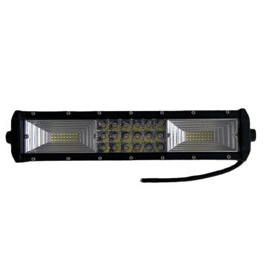 China High Quality Aluminum Housing 3 Row 72W Combo Beam LED Offroad Light Bar For Trucks Tractor 12V LED Light Bar for sale