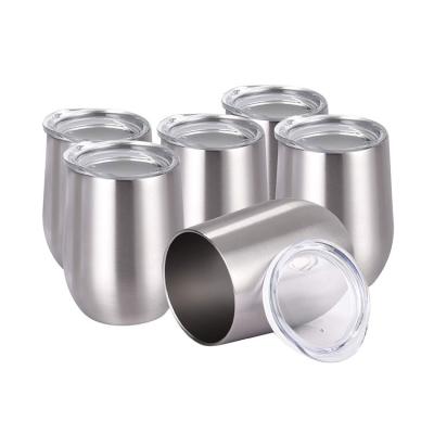 China 12oz Drinkware Beer Wine Mug Vacuum Flask PORTABLE Customized Stainless Steel Coffee Wine Tumbler for sale