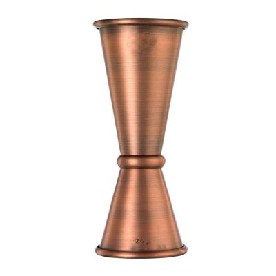 China Stocked Bar Tools Stainless Steel Japanese Style Double Side Custom Measuring Jigger Cocktail Cups For Wine for sale