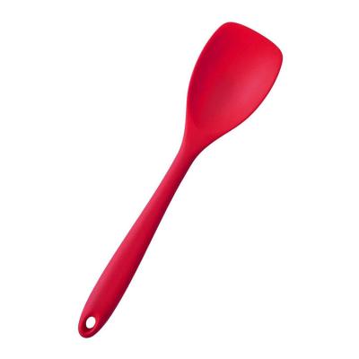 China Non Viable Wholesale High Temperature Resistant Stick Spatula Spoon Silicone Rubber Cookware Set for sale