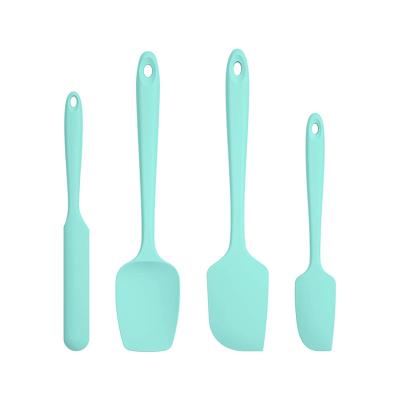 China Viable High Quality Heat Resistant Food Grade Silicone Kitchen Spatula Set for sale