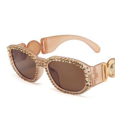 China 2022 new fashion sunglasses trend women's diamond frame shades unique charming sunglasses for sale