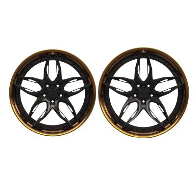 China Customzied Forged design 18 19 20 21 2223 24 inch 5x112 5x120 6X139 alloy forged wheels rims for sale