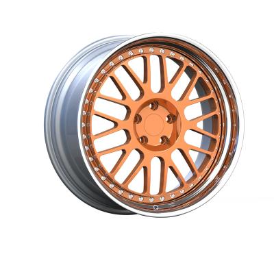 China Customzied Forged 2 slice forged alloy 18 19 21 21 22 inch car wheels 5holes 5x120 alloy car wheels rims for sale