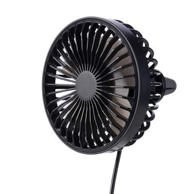 China 2021 Hot Selling Hot Led Fit Small Nihgt Night Light Usb Rechargeable Hot Car 3 Light Speeds Cooling Portable Fan for sale