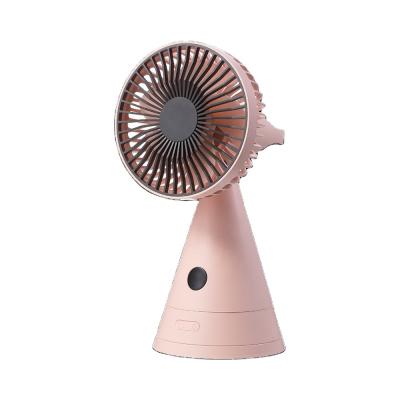 China Latest Design Hotel Rechargeable Portable Household 4000mah Rotating Mini Makeup Mirror Fan for sale