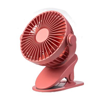 China Small Protable Desktop Summer Usb Fan Rechargeable Adjustable Desktop Clip Fan 360 Degree Rotation Speeds 3 for sale