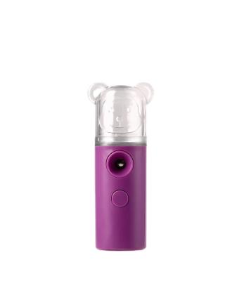 China Portable USB Lighting Facial Humidifier Mini Nano Face Mist Fashion Cute Monkey Personal Water Sprayer for sale