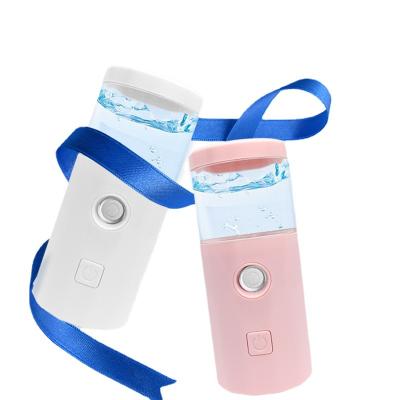 China Mini Portable Pocket Nano Spray Water Replenishing Instrument Facial Mist Sprayer Moisturizer Beauty Skin Care for sale