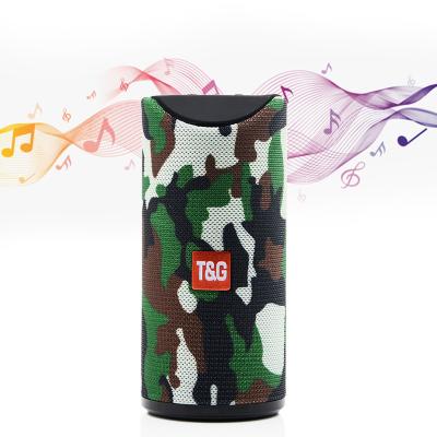 China TG113A Wireless Mini Column Music Bass 5W Portable Outdoor Speaker Stereo Radio Speaker Waterproof for sale