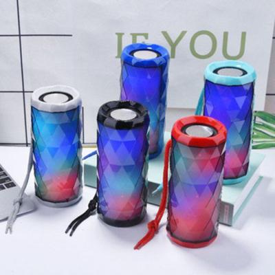 China BT Speaker Tg167 Bass Color Cool Polygonal Design Portable Waterproof Wireless Speaker for sale