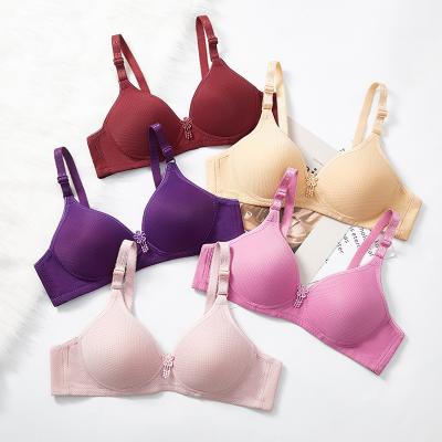 China Breathable Breathable Bra Women Plus Large Cup Size Bras Gathered Underwear for sale