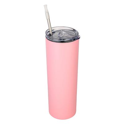 China Barber Shop 20oz Stainless Steel Double Wall Insulated Sublimation Skinny Tumblers Travel Glass Water Cup Slim Vacuum For Drinks for sale