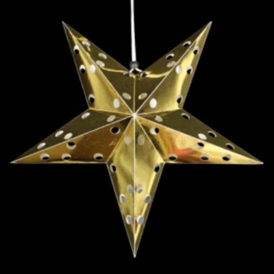 China Festival Decoration Paper Star Christmas Ornament Hanging Paper Star Lantern for sale