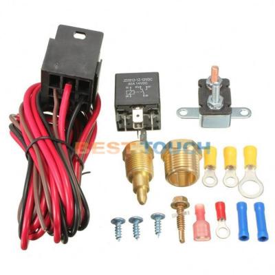 China Plastic and Metal Model 5-210195 Radiator Motor Fan 210-195 Degree Electric Thermostat Temperature Switch Relay 3/8