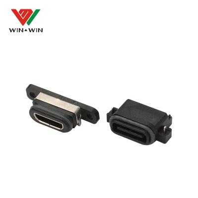 China Power Ready To Ship Electrical Waterproof Female Vertical Type USB A Connector For Outdoor Speakers for sale